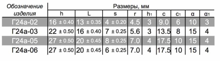 Форма Г24А