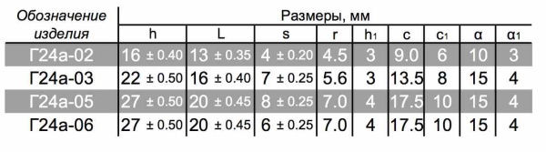 Форма Г24А